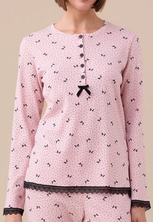 Pigiama Donna in Caldo Cotone con Pizzo Art. Romantic_desktop_2