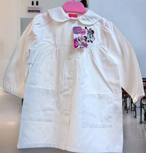 Grembiule Disney Bianco per Bambina con Bottoni_1