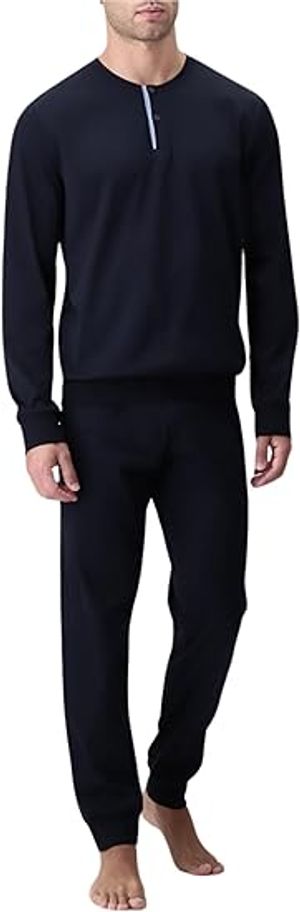 Pigiama Venezia Serafino in Jersey Filo di Scozia di Perofil Art. 350