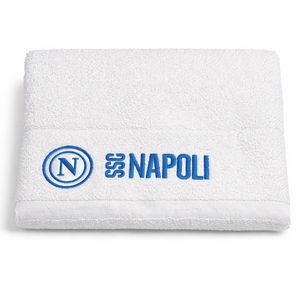 Set Asciugamani 1+1 SSC Napoli Ufficiale Bianco