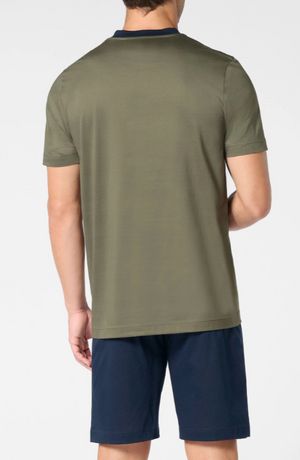 Pigiama Corto Serafino in Cotone Mercerizzato di Perofil Art. 368_0