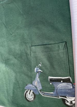 T-Shirt Mezza Manica con Taschino di Maxfort Art. Vespa_0
