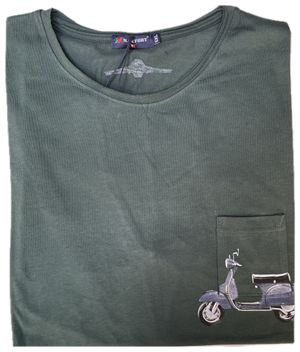 T-Shirt Mezza Manica con Taschino di Maxfort Art. Vespa
