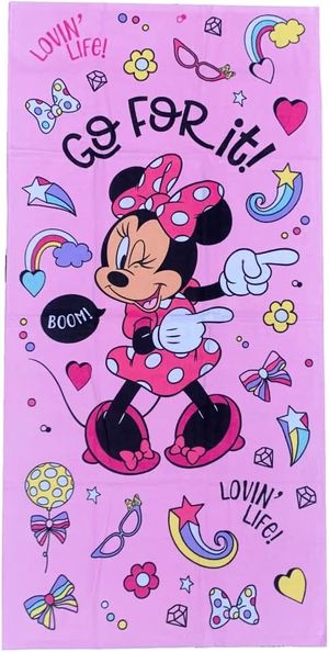 Asciugamano in spugna di cotone con personaggi Disney_1