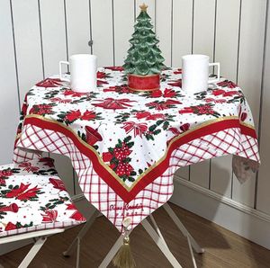 Centrotavola 90x90cm  Natalizio Pierre Cardin Art. Evergreen