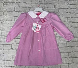 Grembiule Disney a Quadretti Rosa con Bottoni_desktop_2