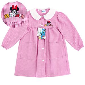 Grembiule Disney a Quadretti Rosa con Bottoni_0
