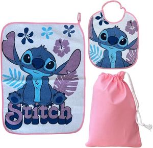 Set Asilo 3 Pezzi Bavaglino, Tovaglietta Plastificata e Sacca Coordinata Disney_0