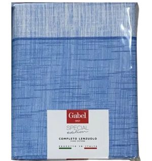 Completo Lenzuolo Singolo Gabel in Puro Cotone