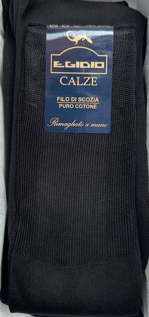 Set 3 Paia di Calze Corte Egidio in Filo di Scozia Puro Cotone_1