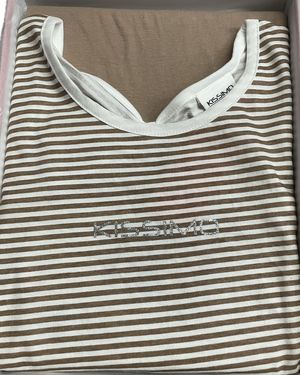 Pigiama Donna Maglia Girocollo Mezza Manica e Pantalone Mezza Gamba Kissimo Biancaluna_0