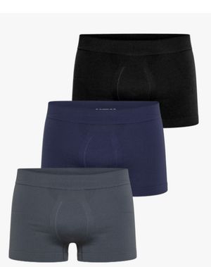 Tripack Boxer Uomo Seamless Pompea microfibra