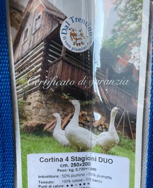 Cortina 4 Stagioni DUO Piumino d'oca di Daunex_1