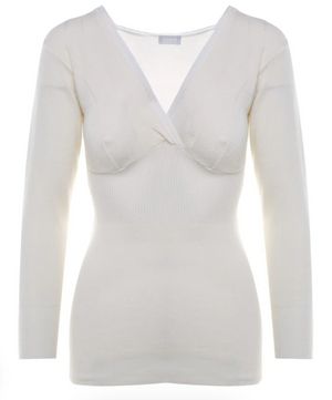 Maglietta Forma-Seno Manica Lunga Donna in Lana di Liabel_0
