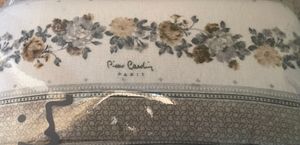 Completo Letto Pierre Cardin in Flanella Stampata con Motivo Floreale_0