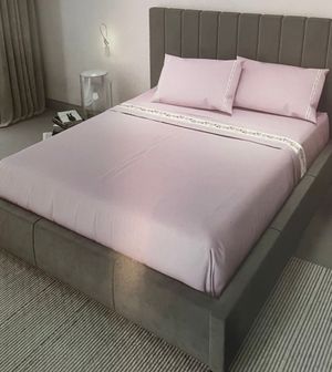 Completo Letto Pierre Cardin in Flanella Stampata con Motivo Floreale