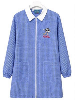 Grembiule Bimbo/a Nazareno Gabrielli a Quadretti con Zip