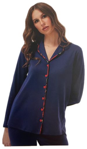 Pigiama Aperto Donna Taglio Uomo di Andra Art. 9834