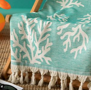 Telo Mare Jacquard con Frange LINEA Oro Art. Caraibi