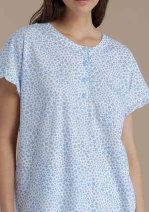 Pigiama Donna Top con Collo a Quattro Bottoni e Pantalone Lungo di Noidinotte_desktop_2