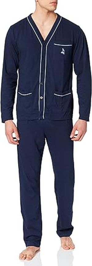 Pigiama Lungo Uomo in Cotone Jersey di Navigare Art. 14280A
