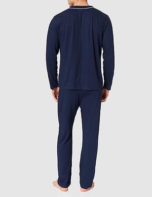 Pigiama Lungo Uomo in Cotone Jersey di Navigare Art. 14280A_desktop_2