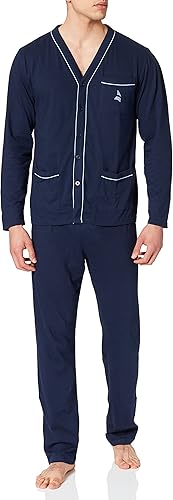 Pigiama Lungo Uomo in Cotone Jersey di Navigare Art. 14280A