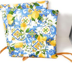 Set 6 Cuscini Coprisedia con Laccetti Art. Sorrento (40x40x5 cm)_1
