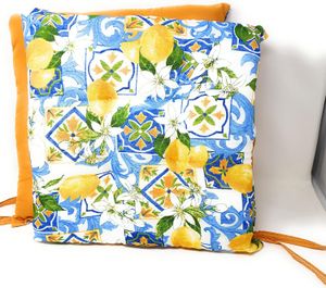 Set 6 Cuscini Coprisedia con Laccetti Art. Sorrento (40x40x5 cm)