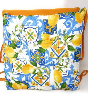 Set 6 Cuscini Coprisedia con Laccetti Art. Sorrento (40x40x5 cm)_0
