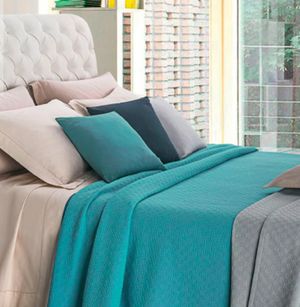 Copriletto Tinta Unita in Piquet di Tessier Art. Happy