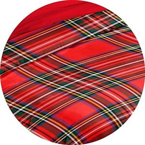 GranFoulard Telo Arredo Copritutto Tartan Scozzese in Cotone di Panama 140x280_1