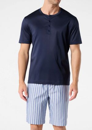 Pigiama Corto Serafino e Lyocell di Perofil Art. 374