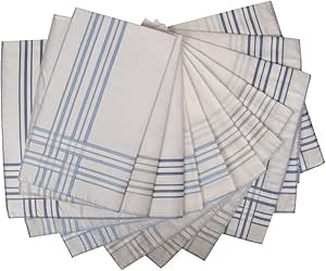 12 Fazzoletti uomo PEROFIL in cotone scatola cm.45x45 articolo VPRT00277 P210 Fondo Bianco