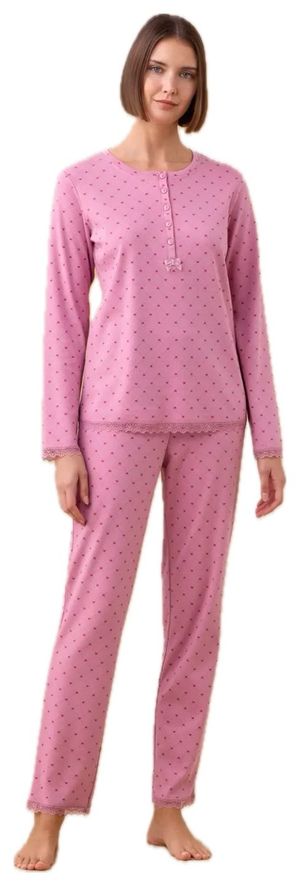 Pigiama Donna in Caldo Cotone di Noidinotte Art. Cuore