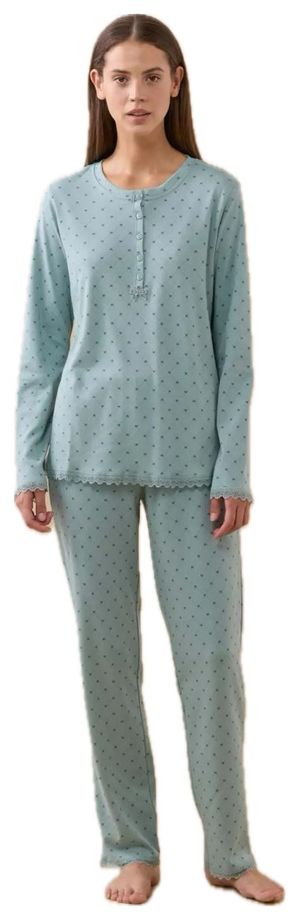 Pigiama Donna in Caldo Cotone di Noidinotte Art. Cuore_1