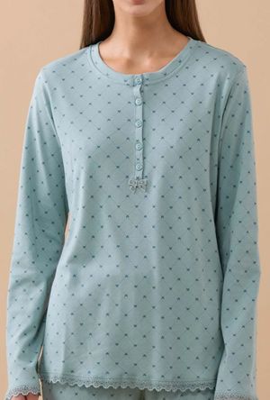 Pigiama Donna in Caldo Cotone di Noidinotte Art. Cuore_desktop_2